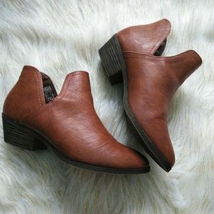 ⭐Brown Faux Leather Ankle boots⭐